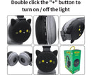 Cartoon Wireless Headphones - Stereo Sound - Cute Black Cat Headphones for babies