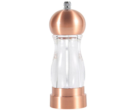 Manual Pepper Mill Multifunctional Acrylic Comfortable Touch Salt Shaker for Kitchen-Golden