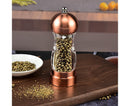 Manual Pepper Mill Multifunctional Acrylic Comfortable Touch Salt Shaker for Kitchen-Golden