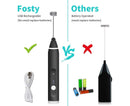 Electric milk frother,USB rechargeable milk frother 2 in 1 Hand-held battery-operated milk frother
