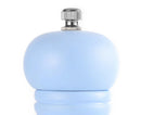 Pepper Grinder Food Grade Rust-proof Wood Handheld Pepper Salt Condiment Grinder for Home-Blue