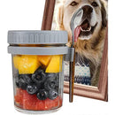 Salad Jars with Spoon Breakfast On The Go Oats Cups Large Airtight Storage Jars