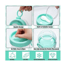 6pcs 20oz Overnight Oats Containers with Lids & Spoons Leakproof Yogurt Salad Jars
