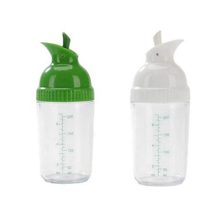 2pcs Salad Dressing Containers Leakproof Shaker Bottles with Lid for Kitchen Use
