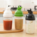 2pcs Salad Dressing Containers Leakproof Shaker Bottles with Lid for Kitchen Use