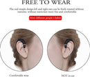 Ear Hook Wireless Headphone - Non Ear Plug - Noise Cancelling Single Ear Headset with Case