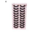 20Pcs/Set False Eyelash Comfortable to Wear 3D Effect Beauty False Eye Lashes