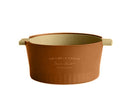 Multifunctional Drain Basket Burrs-free Plastic Double-Layer-Brown S