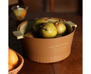 Multifunctional Drain Basket Burrs-free Plastic Double-Layer-Brown S
