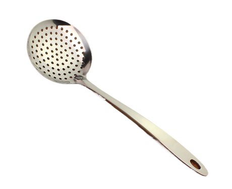 Kitchen Soup Food Thicken Stainless Steel Ladle Spoon Colander Strainer Filter