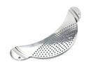 Pot Pan Strainer Board Crescent Shape Draining Hole Wash Fruit Vegetable Filter-Silver