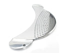 Pot Pan Strainer Board Crescent Shape Draining Hole Wash Fruit Vegetable Filter-Silver