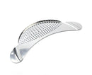 Pot Pan Strainer Board Crescent Shape Draining Hole Wash Fruit Vegetable Filter-Silver