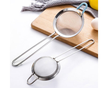 Stainless Steel Flour Sieve Sifter Screen Mesh Strainer Colander Kitchen Tool-3