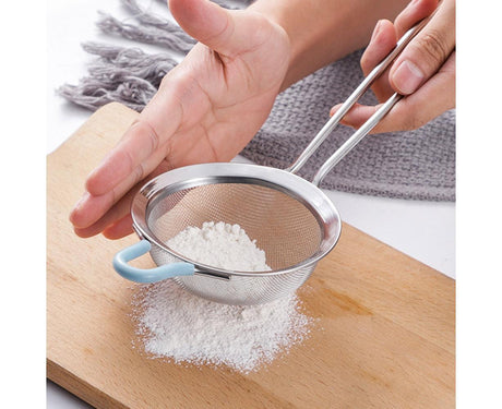 Stainless Steel Flour Sieve Sifter Screen Mesh Strainer Colander Kitchen Tool-3