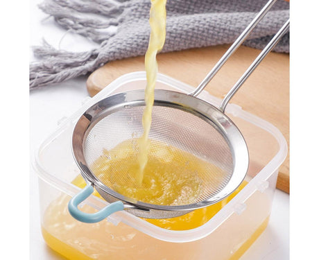 Stainless Steel Flour Sieve Sifter Screen Mesh Strainer Colander Kitchen Tool-3