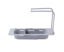 Sink Drain Strainer Telescoping Quick Drainage PP Anti-Deformed Sink Strainer Basket for Home-Grey