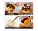 1L Water Scoop Anti-rust Stainless Steel Bathing Ladle-Golden