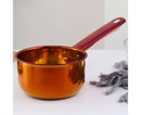 1L Water Scoop Anti-rust Stainless Steel Bathing Ladle-Multicolor Red
