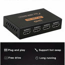 1 In 4 Out 4K HDMI Splitter with AC Adapter