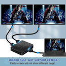 1 In 2 Out 4K HDMI Splitter for Dual Monitors