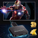 1 In 2 Out 4K HDMI Splitter for Dual Monitors