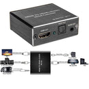 4K HDMI Audio Extractor Converter to HDMI + Optical SPDIF + 3.5mm