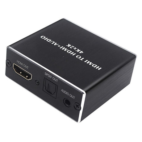 4K HDMI Audio Extractor Converter to HDMI + Optical SPDIF + 3.5mm