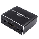 4K HDMI Audio Extractor Converter to HDMI + Optical SPDIF + 3.5mm