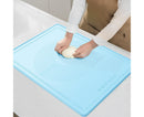 Pastry Mat Non-stick Silica Gel Dough Rolling Mat-Blue S