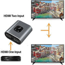 4K HDMI Switch Bi-Directional 2 In 1 Out No Power Required