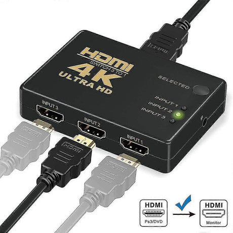 4K HDMI Switch 5 Port with Remote Control