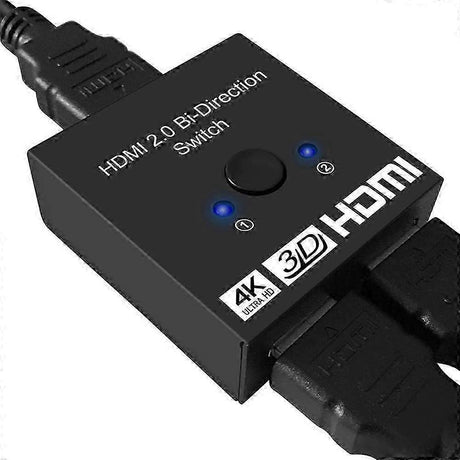 2 In 1 Out 4K HDMI Switch Bi-Directional Splitter