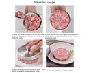Hamburger Patty Maker Simple Operation Stainless Steel-Stainless Steel