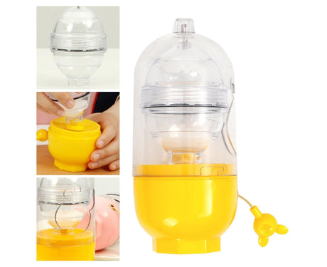 Egg Shaker Reusable Manual Blender Kitchen Tools-Yellow