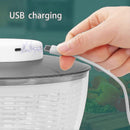 4.5L Electric Vegetable Spin Dryer - USB Rechargeable