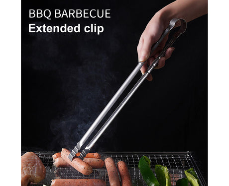 Barbecue Clip Heat Resistant Stainless Steel Food Clip-L