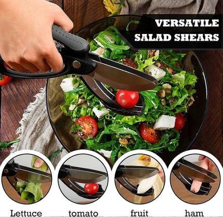 Salad Chopper with Double Blades - Lettuce Scissors for Chopped Salad