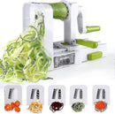 4-Blade Vegetable Spiralizer - Foldable Slicer for Zucchini & Veggie Pasta