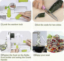 4-Blade Vegetable Spiralizer - Foldable Slicer for Zucchini & Veggie Pasta