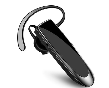 Bluetooth Earpiece - Wireless Handsfree - Noise Cancelling Driving Headset with 24 Hrs Battery