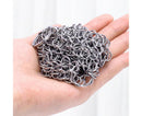 Stainless Steel Cast Iron Skillet Cleaner Chainmail Scrubber-6inch
