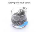Stainless Steel Cast Iron Skillet Cleaner Chainmail Scrubber-6inch