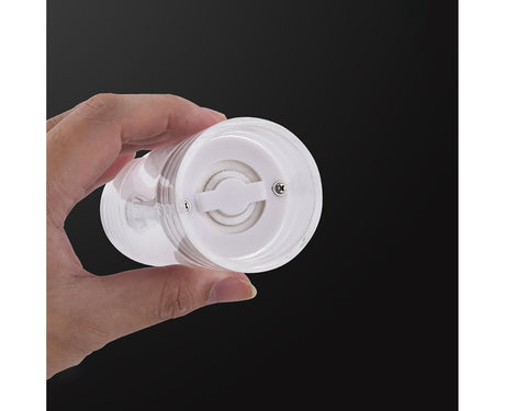 Refillable Pepper Grinder Adjustable Acrylic Minimalist Design Spices Mill Household Supplies-M