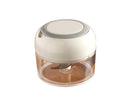 Effective Garlic Blender Multi-use PP Practical Food Grade Materials Garlic Chopper for Home-White