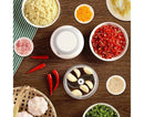 Effective Garlic Blender Multi-use PP Practical Food Grade Materials Garlic Chopper for Home-White