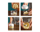 Effective Garlic Blender Multi-use PP Practical Food Grade Materials Garlic Chopper for Home-White
