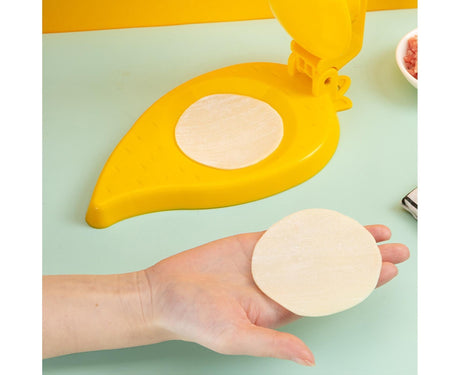 Dumpling Maker Quick Demoulding Reusable Non-slip Pressing Skin-Yellow