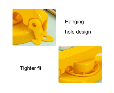 Dumpling Maker Quick Demoulding Reusable Non-slip Pressing Skin-Yellow