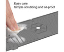 Sink Faucet Mat Silicone Splash-proof Drain Pad-Grey M